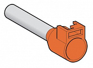 Наконечник с возможным крепл. маркировки AR1SC03 4мм2 оранжевый Schneider Electric