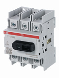 OT125M3 Рубильник 3-х полюсный 125А модульный для установки только на DIN-рейку ABB