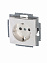 20 EUCKS-94-507 Розетка SCHUKO16А 250В, с защитными шторками (альпийский белый) Basic55 ABB. Вид 1.