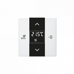 CP-FCC-93 Накладка контроллера фанкойлов free@home, Basic 55, шампань ABB. Вид 1