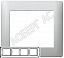 Рамка 4 поста, горизонтальная (Aluminium) Galea Life Legrand. Вид 1.