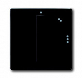 2542 DR/02-81 Плата центральная (накладка) с поворотной ручкой для переключателя на 3 положения 2710/1 U, серия solo/future, цвет антрацит ABB
