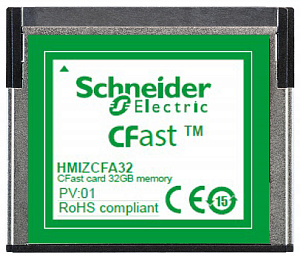 Карта памяти cf объемом 32 гб Schneider Electric. Вид 1