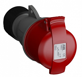 Розетка кабельная easy&safe 316ec3,16а,3p+e,ip44,3ч ABB. Вид 1