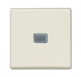 2006/1 UCGL-96-507 Выключатель 1-клавишный с подсветкой (шале/белый) Basic 55 ABB. Вид 1
