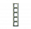2515-93-507 Рамка 5-постовая с декоративной накладкой (шампань) Basic55 ABB. Вид 1.