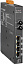 Индустриальный коммутатор: 4х10/100 Base-T Ethernet и 2 портами Multi-mode 100 Base-FX, IP20, PoE ICP DAS. Вид 1.