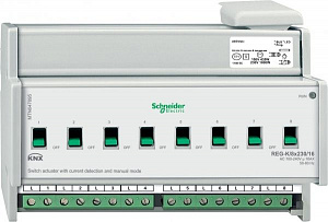 Актор для выкл. REG-K/8X230/16 с ручным управлением Schneider Electric. Вид 1
