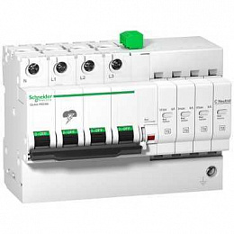 УЗИП со встроенной защитой IQUICK IQUICK PRD 3П+Н 8кА с картриджами Schneider Electric. Вид 1