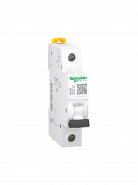 iK60N 1P 20A Автоматический выключатель 1-полюсный, 20А, 6kA (хар-ка C) Schneider Electric. Вид 1