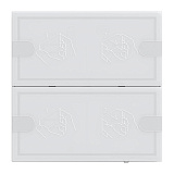 Сенсорный выключатель 4 KNXKomfort 2-клавишный Gira