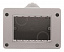 N3391.1 Коробка IP40 для открытой установки на 3 модуля, серия Zenit/Stylo ABB. Вид 1.