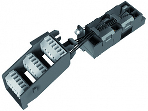 AUX 15Q 400Vac W/FP Дополнительные внешние контакты состояния выключателя для индикации в положении Тест/Вкачен E2.2...E6.2 ABB. Вид 1