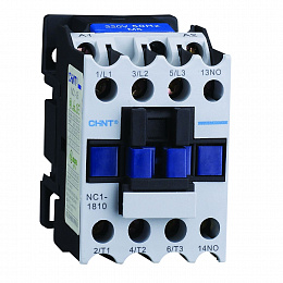 NC1-1801 Контактор 3-х полюсный 18А 230В/АС3 1НЗ 50Гц CHINT. Вид 1