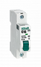 ВА-103 Автоматический выключатель 1-полюсный, 2А, 6kА (хар-ка B) DEKraft. Вид 1