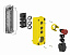 Кнопочный пост в сборе 3 команд xalfk3001e Schneider Electric. Вид 1.