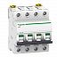 iC60N 4P 10А Автоматический выключатель 4-полюсный, 10А, 6кА (хар-ка C) Schneider Electric. Вид 1.