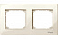 Рамка 2-постовая, sm (бежевый) Merten M-Plan Schneider Electric. Вид 1.