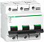 C120N 3P 80A Автоматический выключатель 3-полюсный, 80А, 10кА (хар-ка D) Schneider Electric. Вид 1.