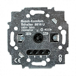 6816 U-500 Механизм для детектора движения (комфортного выключателя) Busch-Komfortschalter, для всех типов ламп, 2300 Вт ABB. Вид 1