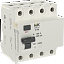 R10N Блок утечки тока 4-полюсный, 100А 300mA, 10kA, тип AC ИЭК. Вид 1.