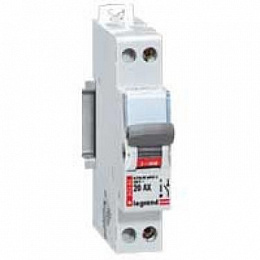 DX3 Рубильник 1-полюсный модульный 20А Legrand. Вид 1