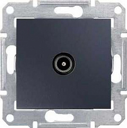 Розетка TV, оконечная, 1 db (графит) Sedna Schneider Electric. Вид 1