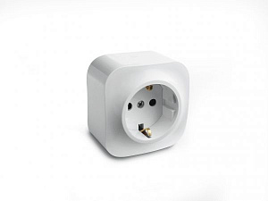 Розетка 2К+З 250В IP20 без шторок, (белая) Quteo Legrand. Вид 1