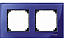 Рамка 2-постовая, sm (стекло сапфир) Merten M-Elegance Schneider Electric. Вид 1.