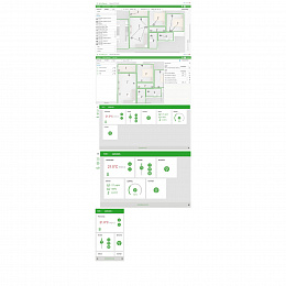 Графический конфигуратор knx + лиц. ets lite Schneider Electric. Вид 1