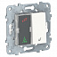 Дисплей гостиничного номера и звонок (белый) Unica New Schneider Electric. Вид 1.