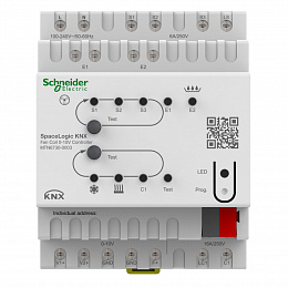 контроллер spacelogic knx для управления фанкойлом 0-10v Schneider Electric. Вид 1