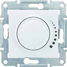 Светорегулятор поворотный, индуктивный, 230В, 60-500вт (графит) Sedna Schneider Electric. Вид 1