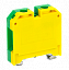 ЗН101-2-24A-PEN Клеммник наборный 24A 1-2,5 мм² (жёлто-зелёный) DEKraft. Вид 1.