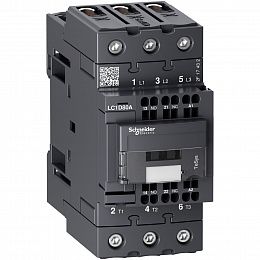 3p контактор ac3 440в 80a катушка упр. 48в ac 50/60гц everlink+пружинный зажим Schneider Electric. Вид 1