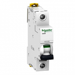 iC60N 1P 0.5А Автоматический выключатель 1-полюсный, 0.5А, 6кА (хар-ка C) Schneider Electric. Вид 1