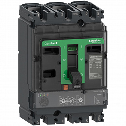 NSX160B 3P MIC.2.2 100 Автоматический выключатель 3-полюсный, 100А25kA Schneider Electric. Вид 1