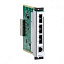 Интерфейсный модуль c 1 x 10/100BaseTX портом (разъем RJ45) и 3 х 100BaseFX портами, -40...+75C MOXA. Вид 1.