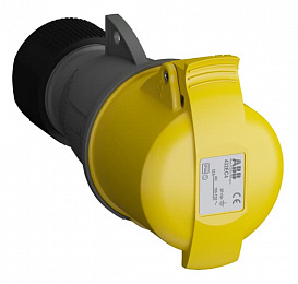 Розетка кабельная easy&safe 432ec4,32а,3p+n+e,ip44,4ч ABB. Вид 1