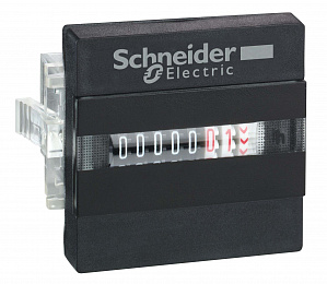 Счетчик моточасов мех 7 цифр ~24в Schneider Electric. Вид 1