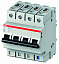 S403M-C4NP Выключатель автоматический 3-полюсный, 4A (хар-ка С) ABB. Вид 1.