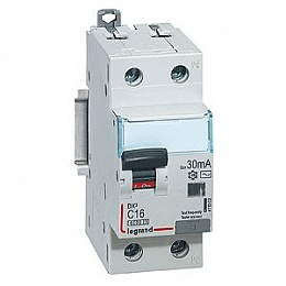 DX3 Дифф. автомат 1P+N, 32A, 30mA, тип АC, 6kA (хар-ка C) Legrand. Вид 1