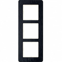 Рамка 3-постовая (сланец) Q.7 Berker. Вид 1