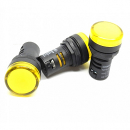 ND16-22DS/4 Индикатор жёлтый 230В АС (R) CHINT. Вид 1