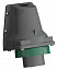 Вилка для монтажа на поверхность easy&safe 332ebs6w,32a,3p+e,ip67,2ч ABB. Вид 1.