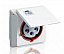 CUED 216-6 Розетка панельная прямая 16A, 2P+E, IP44 ABB. Вид 1.