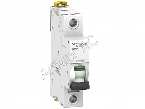 iC60H 1P 10А Автоматический выключатель 1-полюсный, 10А, 10кА (хар-ка C) Schneider Electric. Вид 1