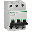 Автоматический выключатель C60N 3-полюсный 63A B Schneider Electric. Вид 1.