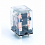 ПР-102-2-5A-24В-DC Промежуточное реле 2ПК с LED инд. 5А 24В DC DEKraft. Вид 1.