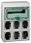 Бокс 12 мод.+ 6 отверстий настенный IP65 Schneider Electric. Вид 1.